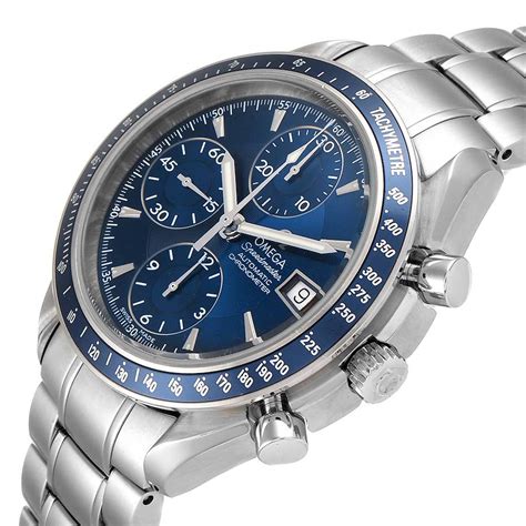 omega blue dial speedmaster